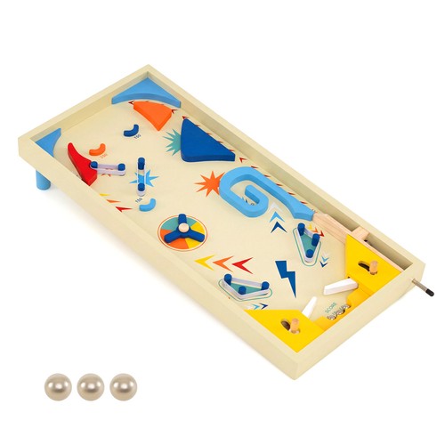 Wooden pinball machine scoring - wooden,