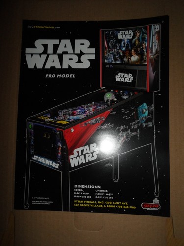 Star wars pro model pinball - wars,