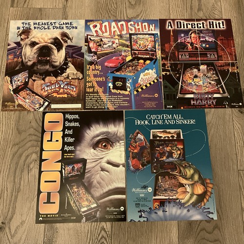 Genuine pinball flyers nos - flyers,